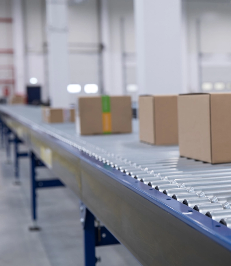 Boxes on Conveyor